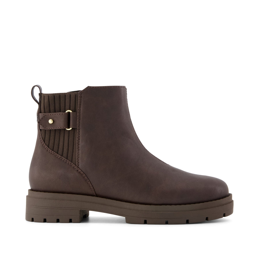 Sienna Water-Repellent Chelsea Boots - Chocolate Brown