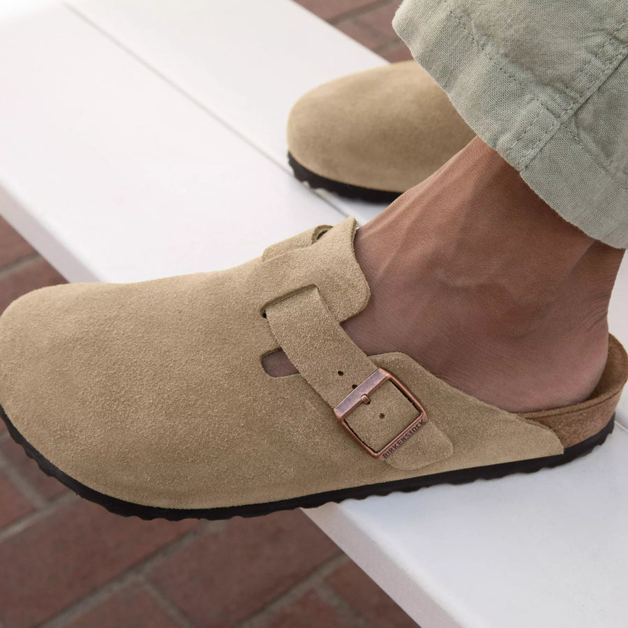 Boston Soft Footbed Suede Clogs
