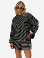 Women's Soft Striped Lounge Outfit