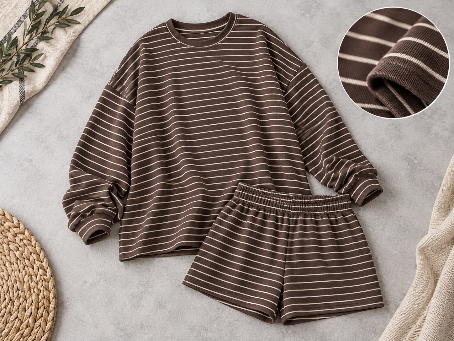 Soft stripes, easy drape